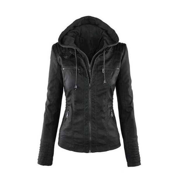 Mode Winter Faux Leder Jacke Frauen Casual Basic Mäntel Plus Größe 7XL Damen Basic Jacken Wasserdicht Winddicht Mäntel Weibliche Hosen 42