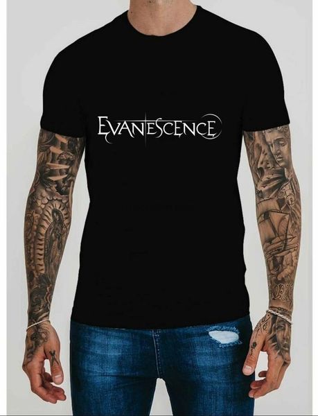 

men's t-shirts evanescence t-shirt size s m  xl 2xl, White;black