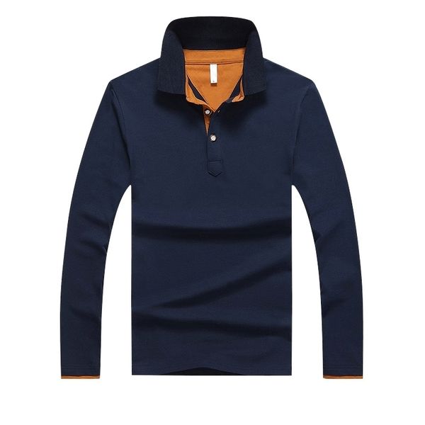 

men polo shirt casual long sleeve male cotton polo shirts soild slim fit camisa polo shirt men new autumn male clothes 210401, White;black