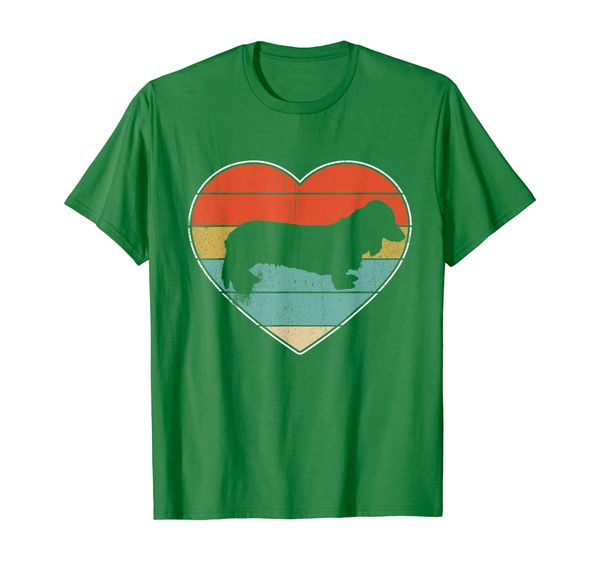 

retro vintage dachshund heart shirt valentine gift tee, White;black