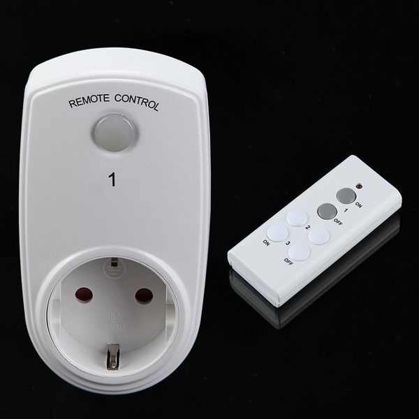 

smart power plugs 1-3pcs wireless remote control home house outlet light switch socket +1 eu us uk au connector plug