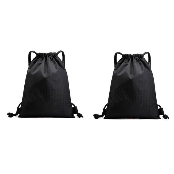 

simple drawstring bag ultralight backpack football basketball fitness travel lightweight outdoor bags