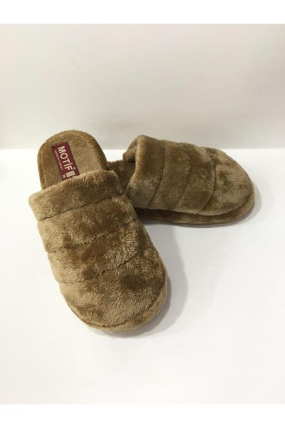 

slippers women's coffee fronting indoor home intra- plush, Black