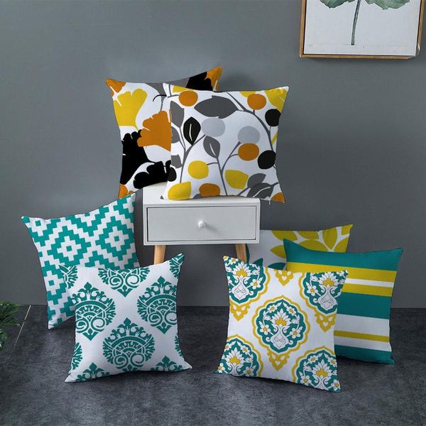 

cushion/decorative pillow colourful geometric pillowcases decorative throw pillows cushion cover peach skin for sofa bed creative home decor