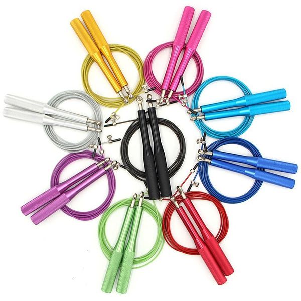 

jump ropes 3m crossfit speed rope professional steel wire bearing skipping men women kids fitness workout training equipment