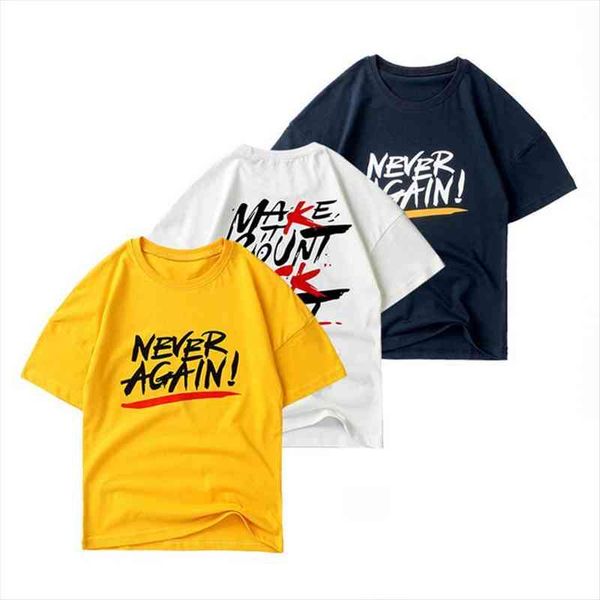 

kids boys t-shirts summer cotton teenagers short sleeve loose for boy girl 6 8 10 12 14 years dwq308, Blue