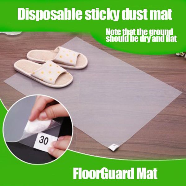 

anti-dust peel-off disposable mat decontamination hygienic home floor rug ye- carpets
