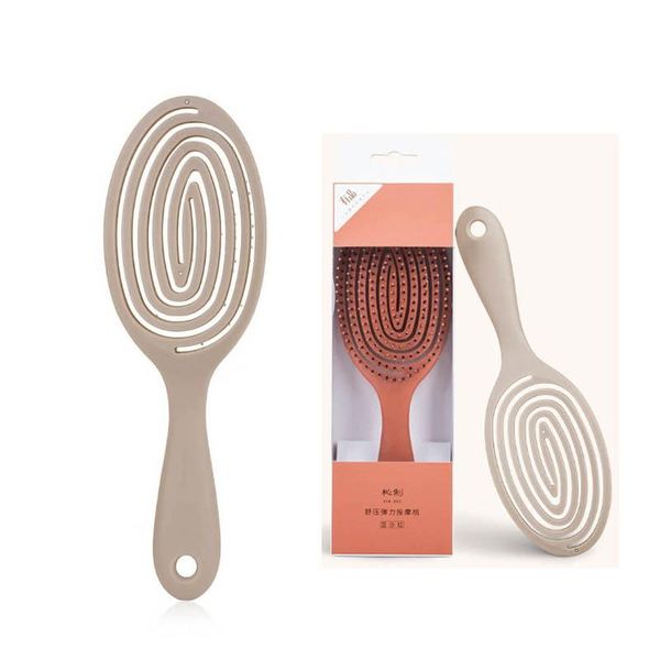 

smart home control xinzhi relaxing elastic massage comb portable hair brush magic brushes head combs