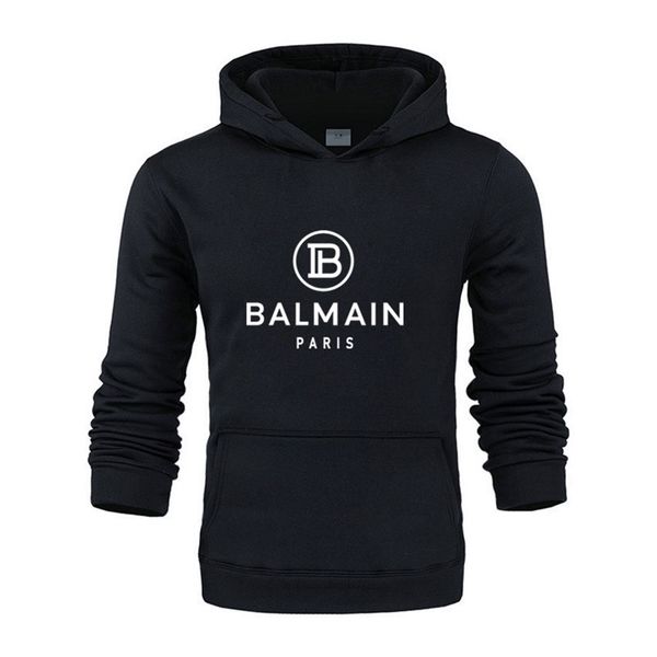 

sweater plush pullover hoodie young casual sports coat style men's wear, Black