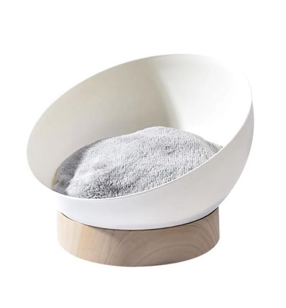 

cat beds & furniture home use pet hemispherical bed for cats house keep warm in winter nest soft kitten mat cushion puppy supplies