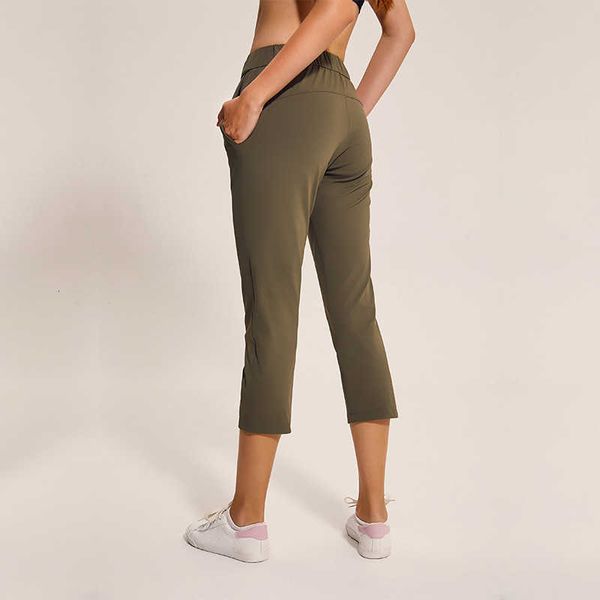 

women's shorts women outside pockets gym capris naked-feel squatproof crop boot cut casual yoga with wide leg leggings aftb, White;black