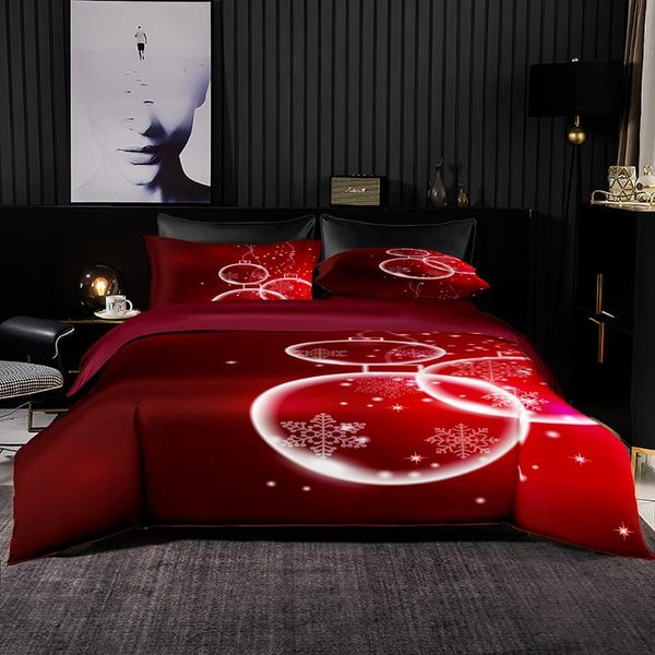 

bedding sets christmas set for bedroom soft bedspread bed home 203x229 us duvet cover red quality quilt and pillowcase