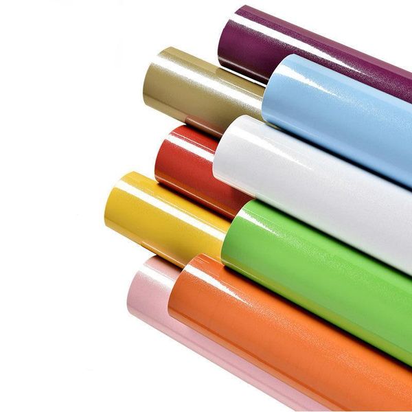 

wallpapers thickened pearlescent paint self-adhesive pvc wall paper cabinet furniture renovation waterproof decorative stickers