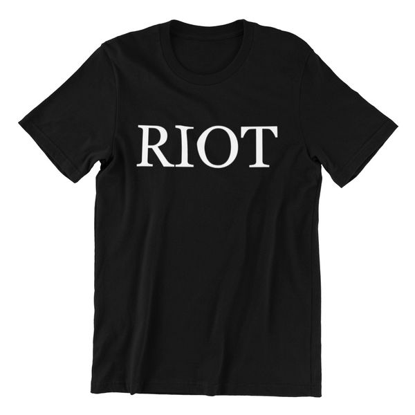 

RIOT Tshirt - Mens Funny T-shirt - Always Sunny Philadelphia Inspired, White;black