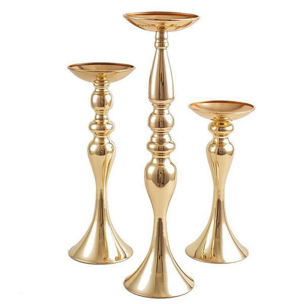 

party decoration wedding flower stand candle holder aisle mental pillars walkway centerpiece for marriage decor