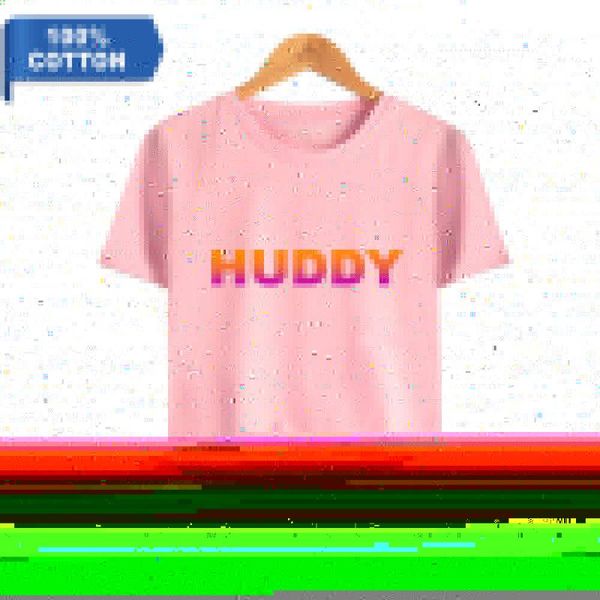 

men's t-shirts lil huddy summer harajuku breathable fashion 100% cotton short-sleeved t-shirt casual round neck sportswear, White;black