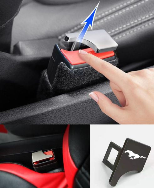 

safety belts & accessories for mustang gt shelby car seat belt clip plug buckle
