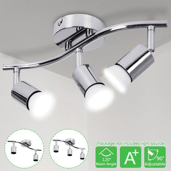 

spotlights 2/3 heads led ceiling light bracket adjustable spotlight home office showroom shop not include lights