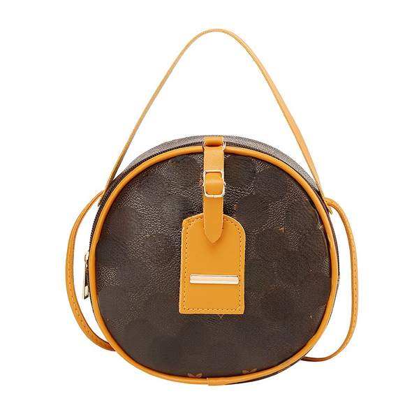 

women's single shoulder bags fashion strap small round bag large capacity personality trend makeup bag