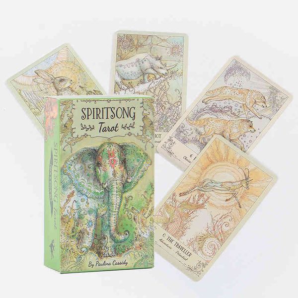 

12cm * 7cm spirit song tarot new tarot cards oracles card cards black friday deals