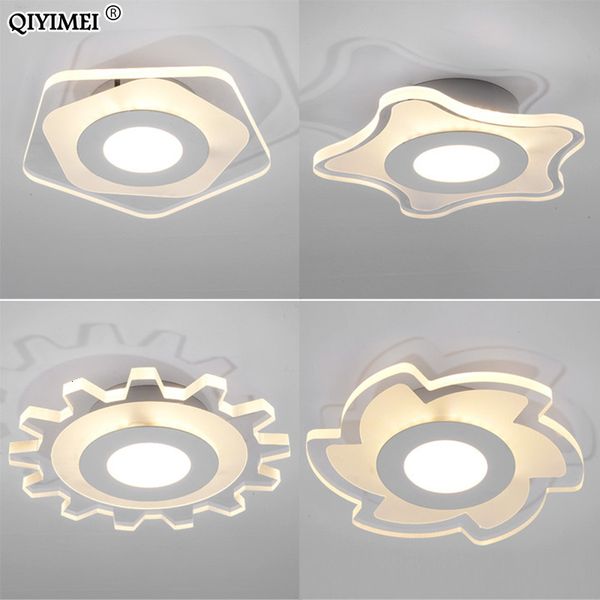 

pendant lamps modern led chandelier lights acrylic indoor lighting for living room corridor aisle home decorative fixtures dropshipping 1ycp