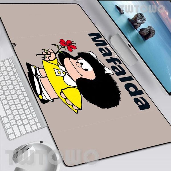 

mouse pads & wrist rests mafalda custom pad soft natural rubber cartoon lovely anime home mice deskkeyboard mousepad