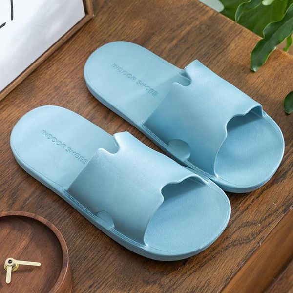 

slippers men women summer flip flops beach flat shoes indoor home couples bathroom non-slip soft lady footwear, Black
