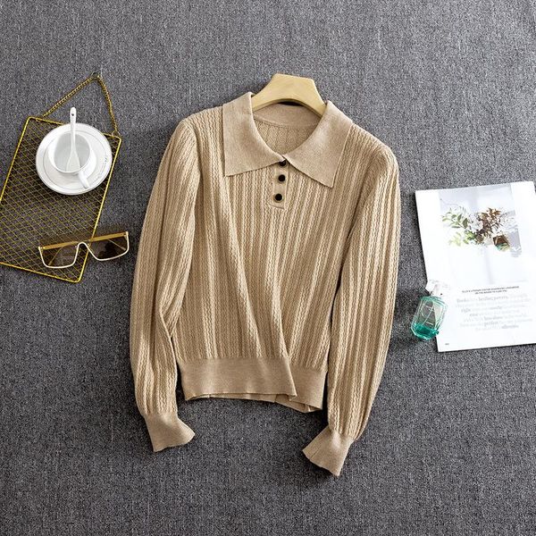 

women's sweaters women collar knitted sweater spring autumn sweet stripe bottoming pullover korean female long sleeve slim jumper, White;black