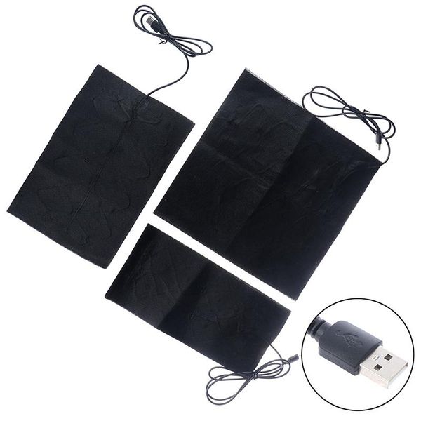 

carpets usb 5v carbon fiber heating pad hand warmer film electric winter infrared fever heat mat 1/2/4pcs