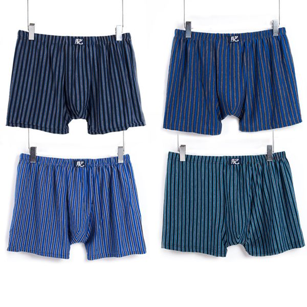 

five yuan model men's boxers non pure middle-aged and old people's elastic cotton four corner underpants, Black;white
