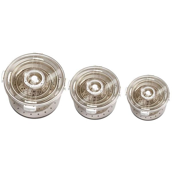 

storage bottles & jars 3 pcs fruit containers for fridge, fresh vegetable saver sealed box with drain plate