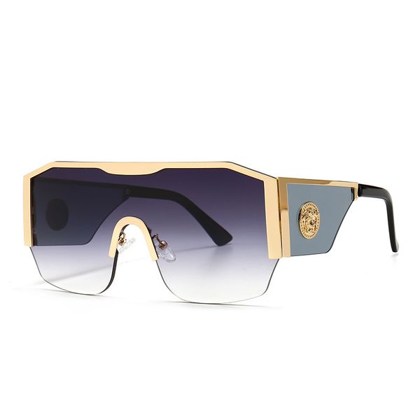 

2021 mens sunglasses european and american fashion metal modern retro charm vacation travel beach ladies glasses, White;black