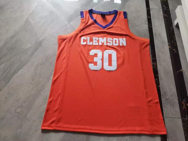 

rare basketball jersey men youth women vintage clemson tigers 30 wayne tree rollins high school size s-5xl custom any name or number, Black