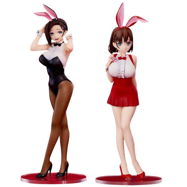 Tawawa Pazartesi Kouhai-chan anime figürleri ai-chan tavşan kız 26cm pvc aksiyon figürü oyuncak modeli oyuncaklar seksi kız koleksiyon bebek q0722