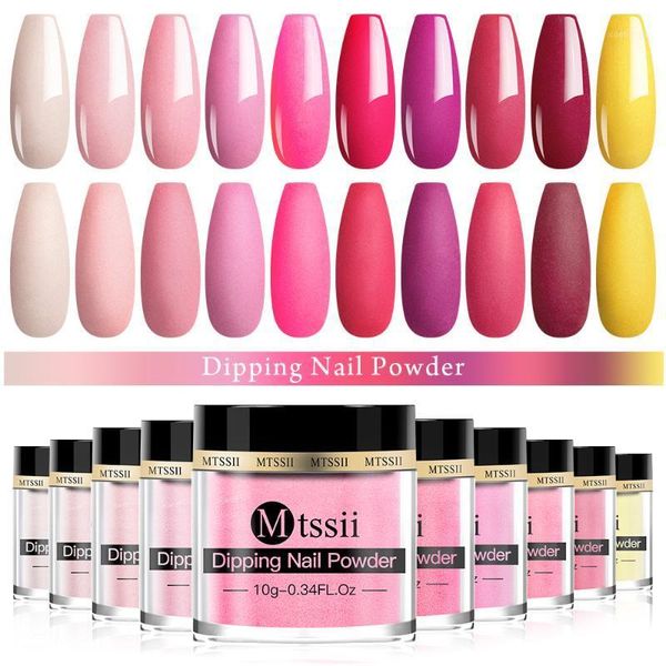 

mtssii dip nail powders holograpic or matte dipping glitter decoration lasting than uv gel natural dry without lamp cure1, Silver;gold