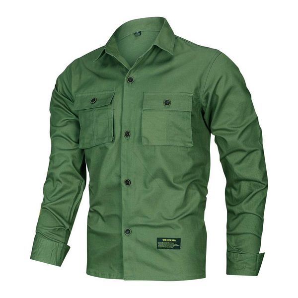 

men's casual shirts 2022 product long-sleeved shirt men work clothes pure cotton trend, White;black