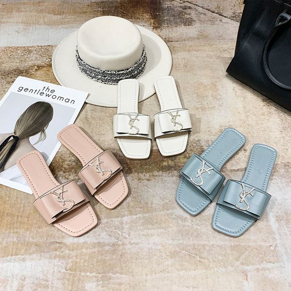

slippers summer women's sandals wear fashion net infrared slippers flat bottom flip 188- 572o, Black