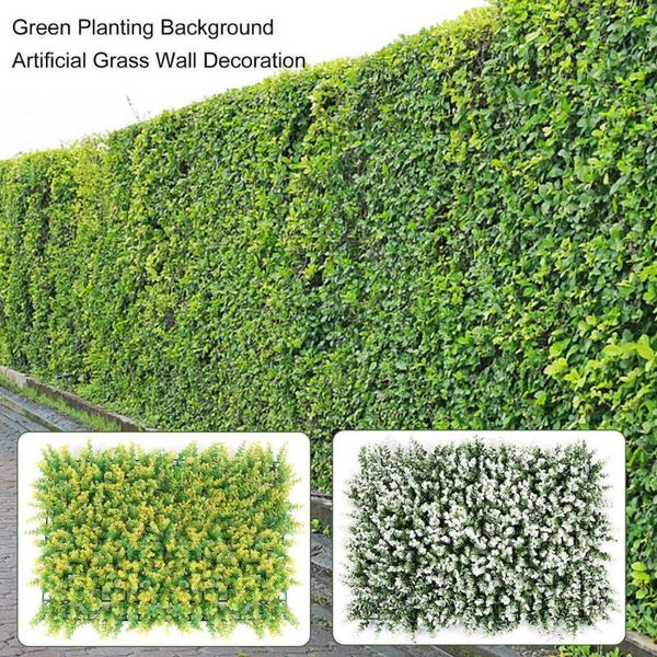 

decorative flowers & wreaths simulation artificial grass board green planting background decoration mini garden micro landscape decor access
