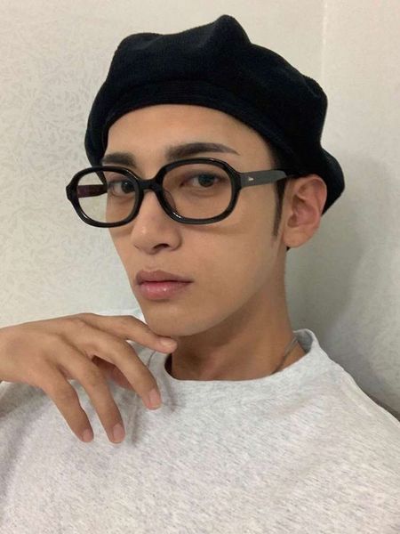 

osman 8944 sunglasses, blue flat glasses, small frame oval glasses, White;black