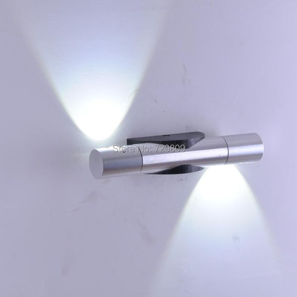 

5pcs/lot 6w led wall mirror light 2x3w surface mounted lamp pure white lamps