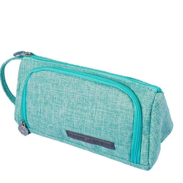 

storage bags korean version of simple canvas material waterproof personality large capacity pencil case