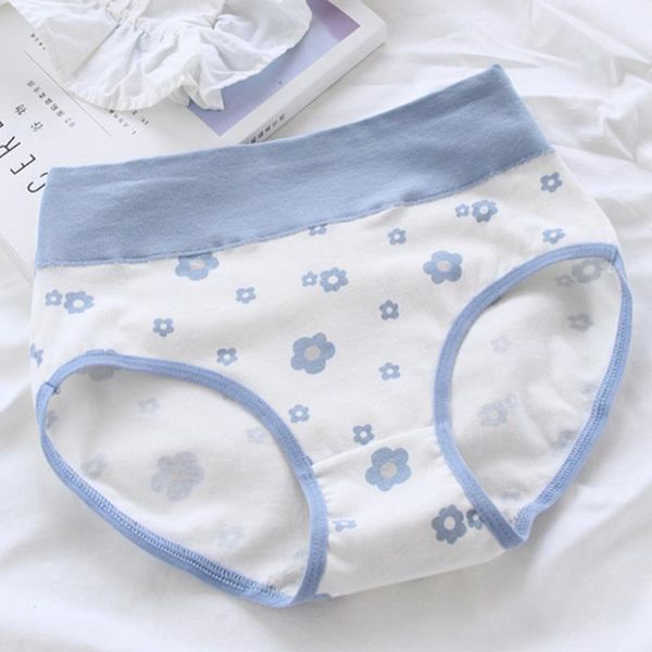 

women's panties arrival ladies retro blue plaid no trace large size high waist comfortable underwear breathable cotton briefs, Black;pink