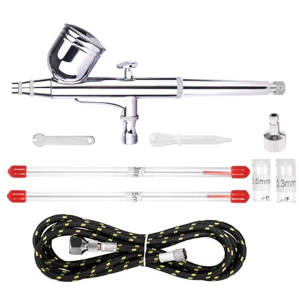 

professional spray guns gravity feed dual-action airbrush 0.2mm 0.3mm 0.5mm gun sprayer for makeup art craft model paint hoby with needles h
