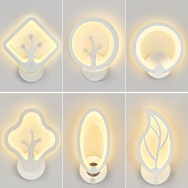 

wall lamp 10w 20w modern led lights nordic style acrylic lamps for living room bedroom aisle corridor indoor home decor