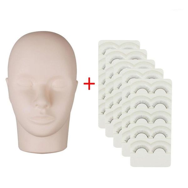 

grafting lashes training head model eye facial makeup practice mannequin eyelash extension tool kit1