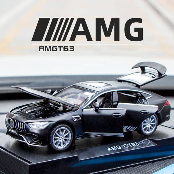 

new 132 amg gt63 v8 alloy car model diecasts & toy vehicles toy cars educational toys for children gifts boy toy