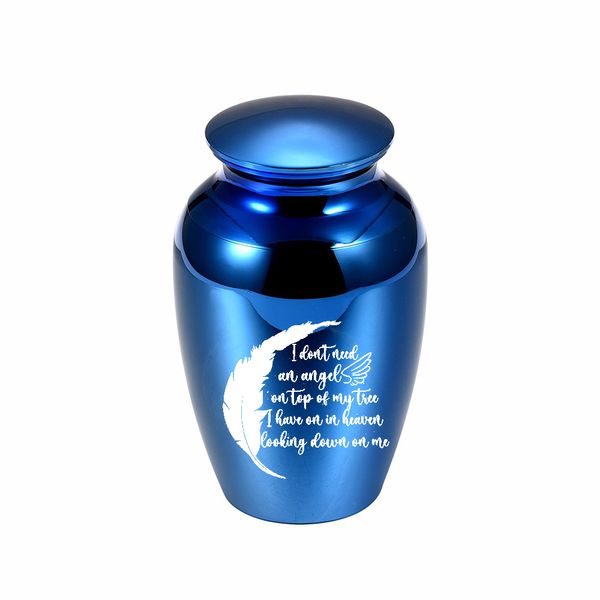 

aluminum alloy silver urns pendant cremation ashes urn keepsake casket columbarium human memorials