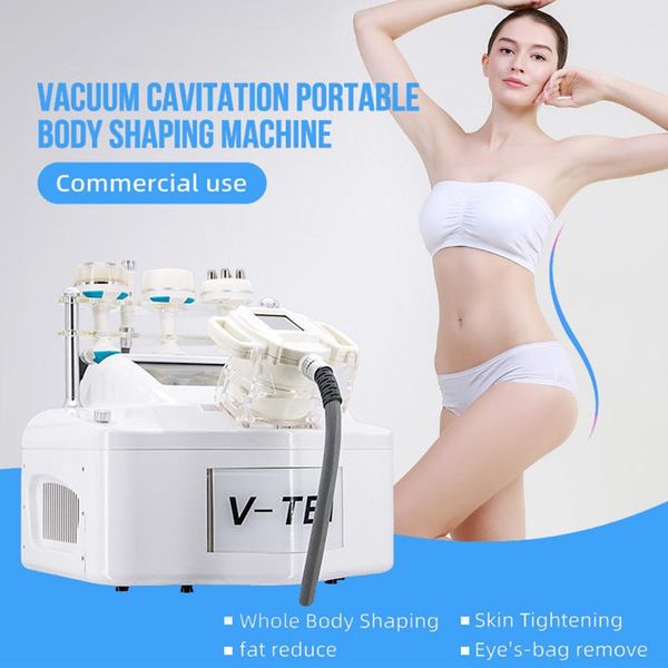 5 in 1 Vacuum Cavitation Body Slimming Machine Vela + Cavitation + RF + Vacuum RF Roller Massage + BIO RF Skin Tightening Wrinkle Removal Machines