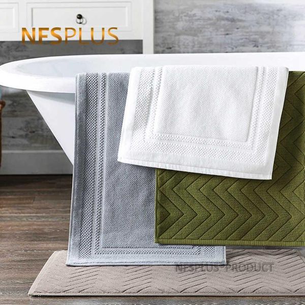 

towel cotton bathroom carpet floor mat 45x75cm white green grey khaki geometric comfortable absorbent feet clean mats bath