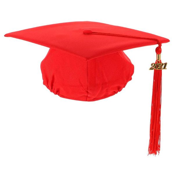 

party hats 1 pc 2021 graduation bachelor cap tassel hat prop (size)